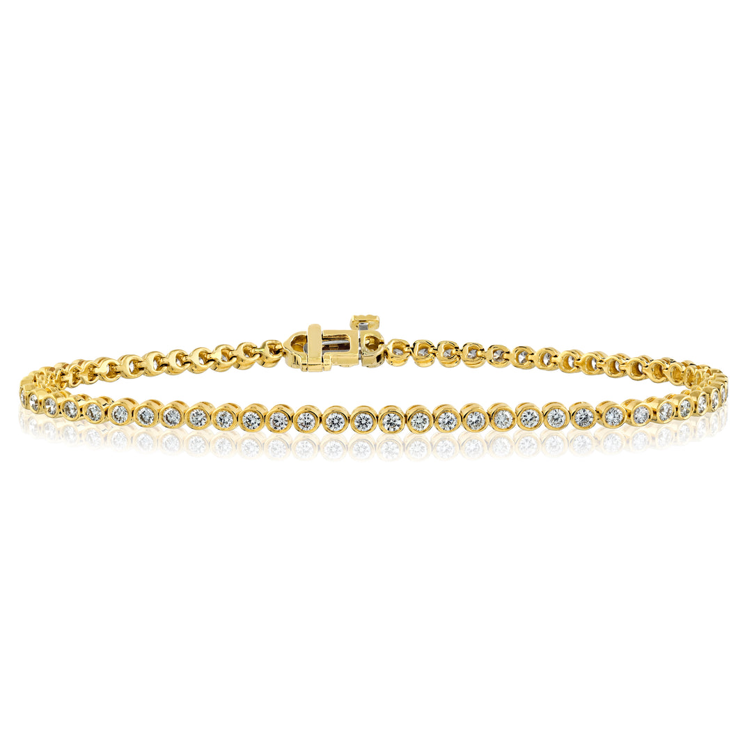 Cassidy Diamonds ? Traditional Bezel Diamond Bracelet