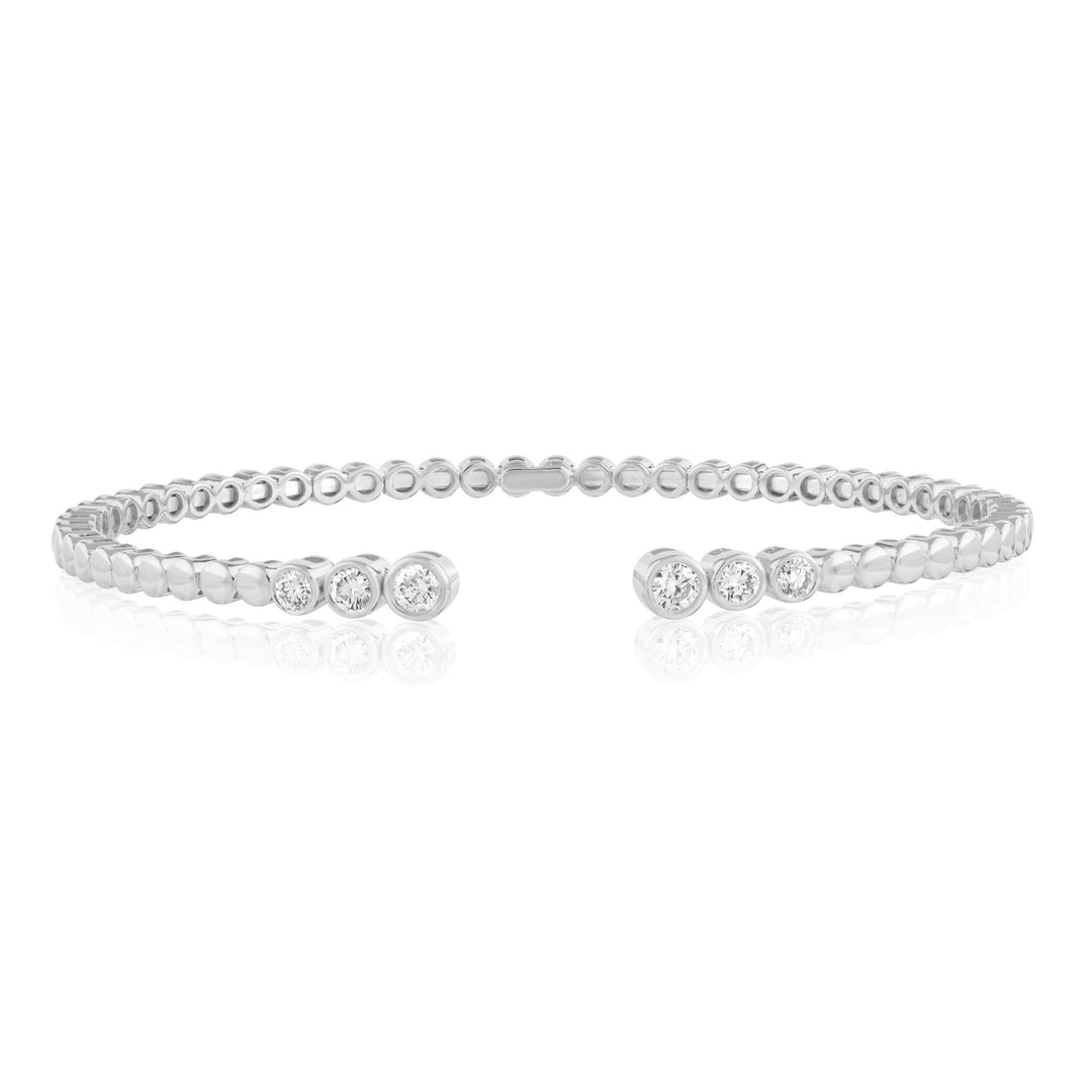 Cassidy Diamonds ? Graduate 6 Stone Open Bangle