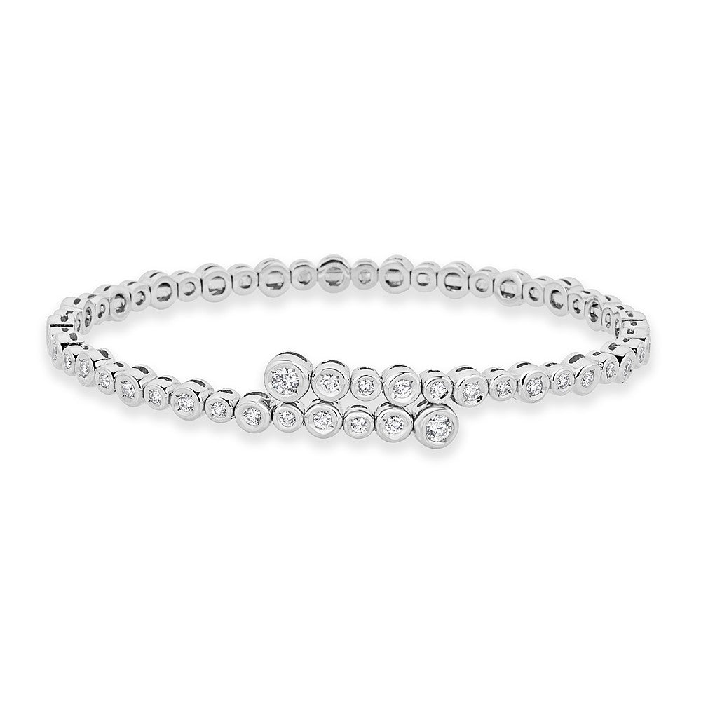 Cassidy Diamonds ? Two Row Open Diamond Bangle